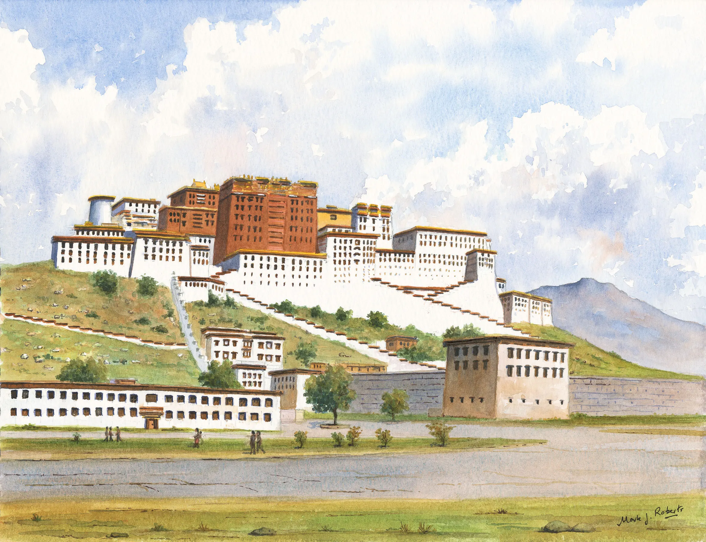Watercolour painting by Mark Talbot Roberts